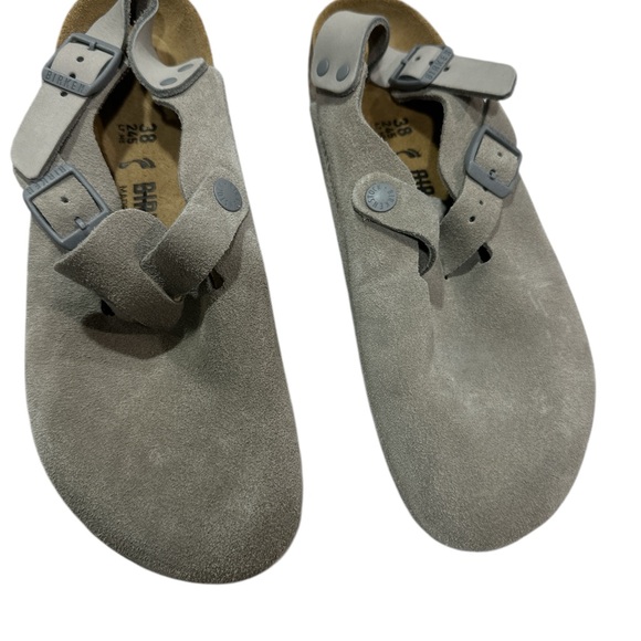 Birkenstock Tokio Suede Leather Stone Coin - Picture 5 of 5